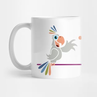 Rainbow Parrot Mug